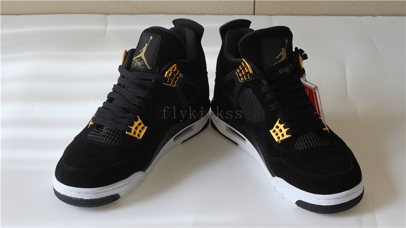 Air Jordan 4 Retro Royalty Black Suede